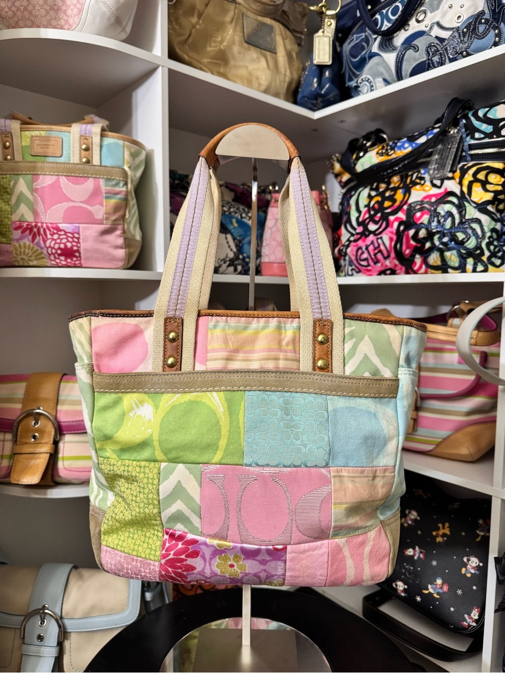 Coach 2005 Spring Patchwork Tote - Picture 7 of 10